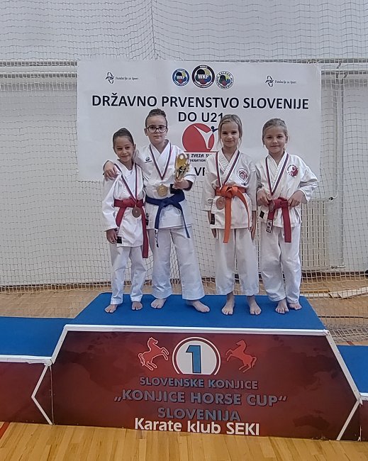 Ester Ela Koren najmlajše U8 3. mesto 